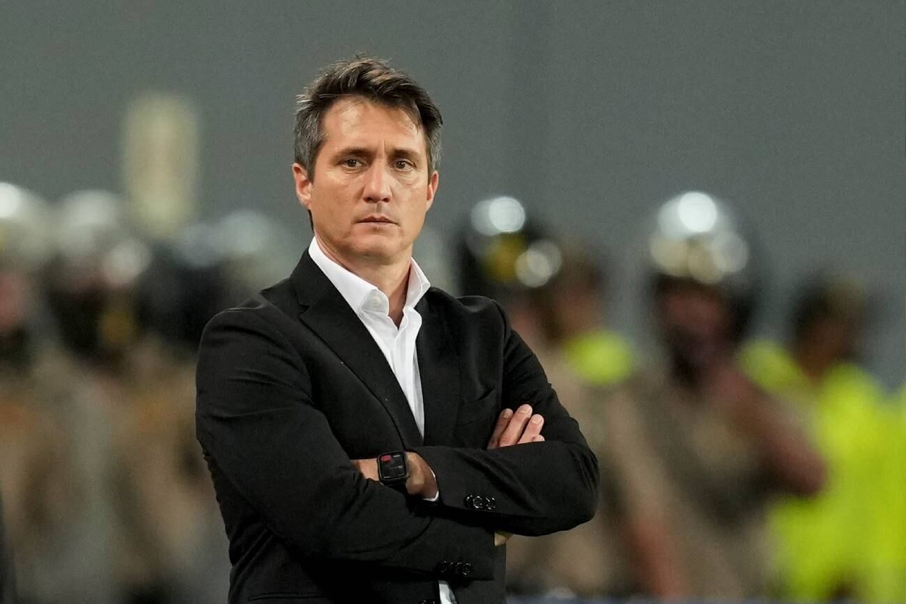 Guillermo Barros Schelotto habló sobre su visita a Lionel Messi en Miami. (AP)