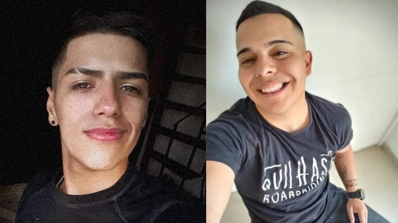 Lautaro Morello (18), a la izquierda; y Lucas Escalante (26), a la derecha.