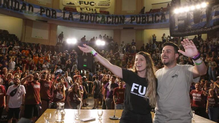   Piera Fernández de Piccoli, estudiante de la Universidad Nacional de Río Cuarto, es la presidenta de la FUA (Gentileza) 