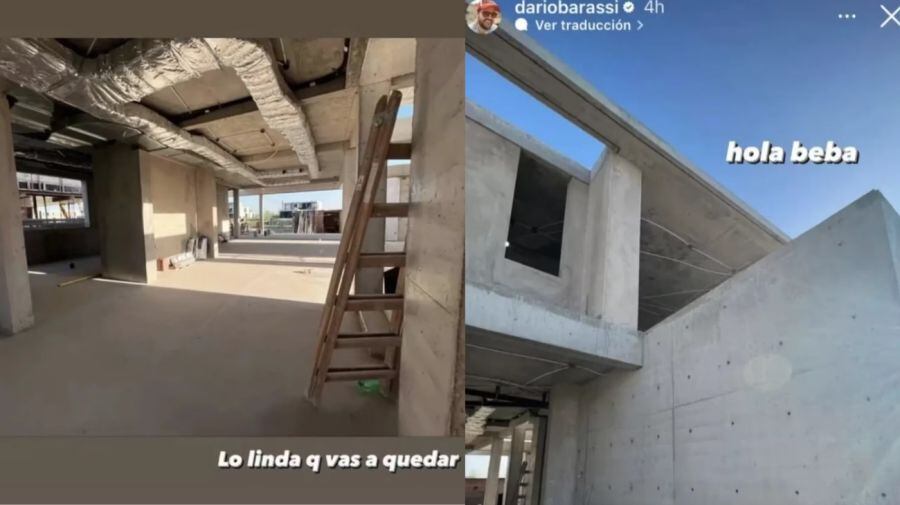 Así es la casa que está construyendo Darío Barassi.