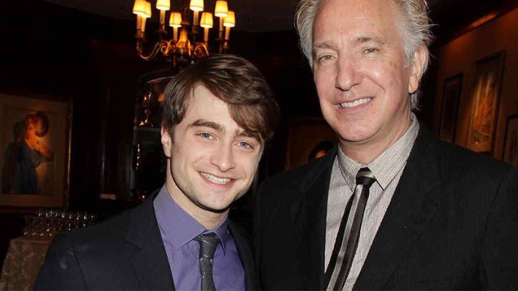 Alan Rickman y Daniel Radcliffe. / Archivo