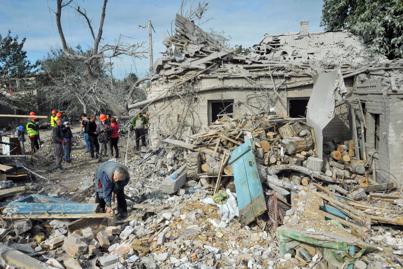 Bombardeos rusos en Kiev. (DPA)