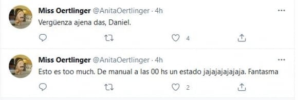 Los tweets de la ex de Osvaldo conta su papel como padre.