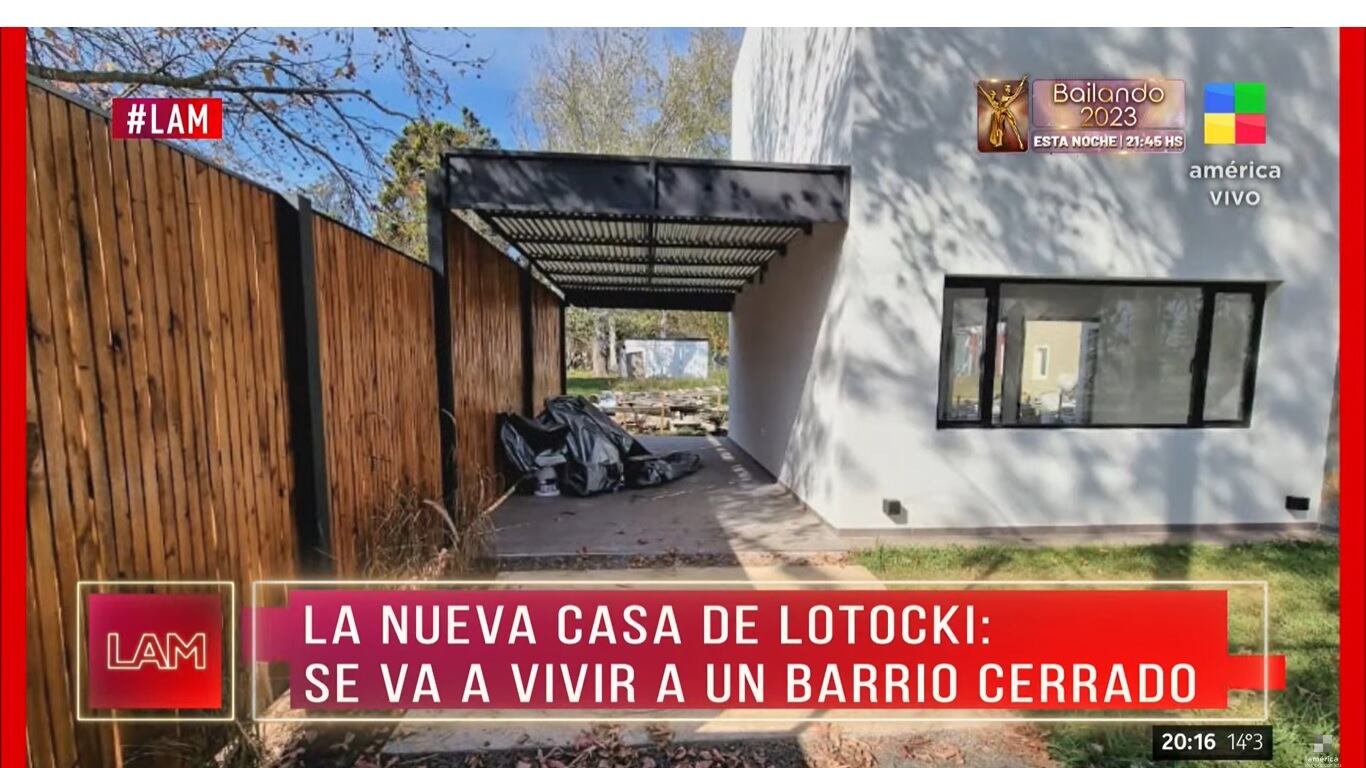 La nueva casa de Aníbal Lotocki.