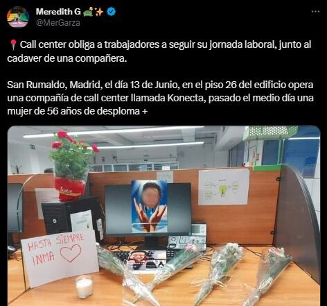 Un hilo de Twitter publicó lo sucedido. Foto: Twitter / @MerGarza.