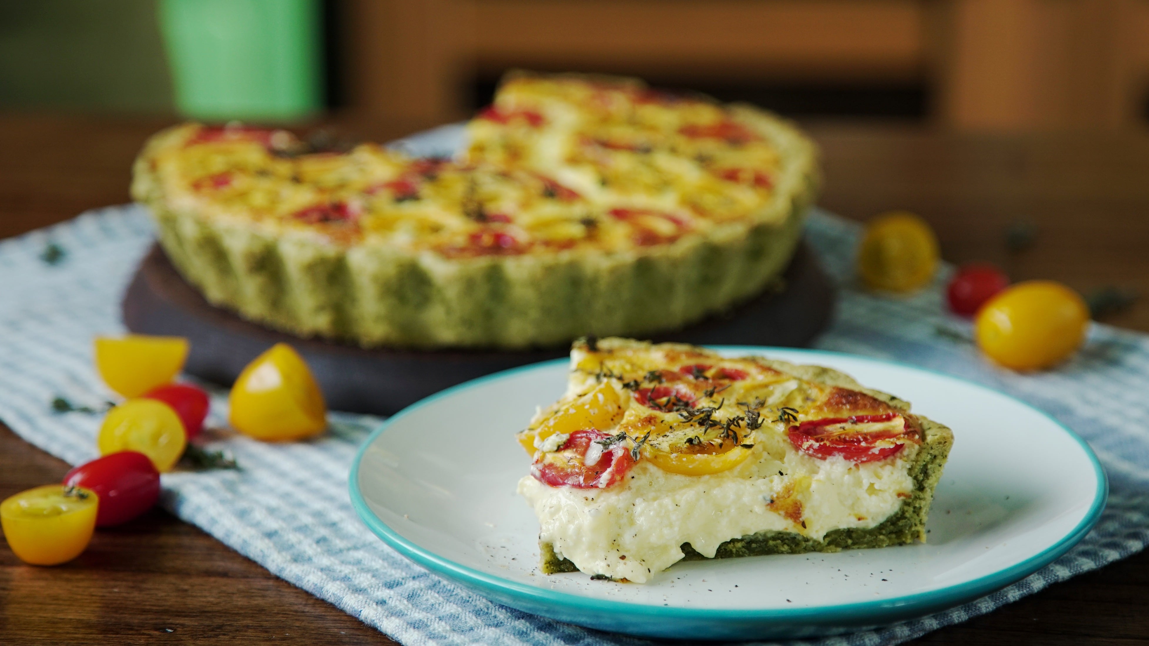 Tarta caprese, la receta simple paso a paso