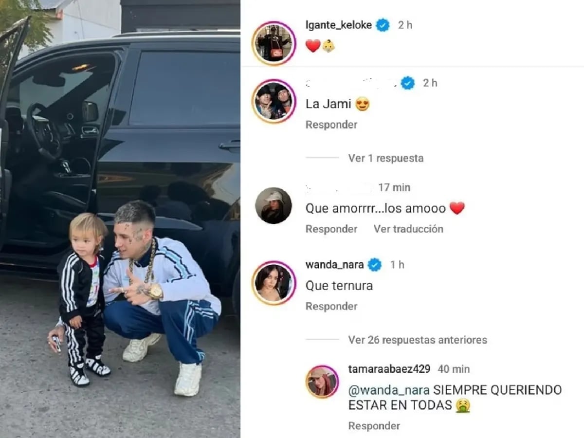 El cruce entre Wanda Nara y Tamara Báez.