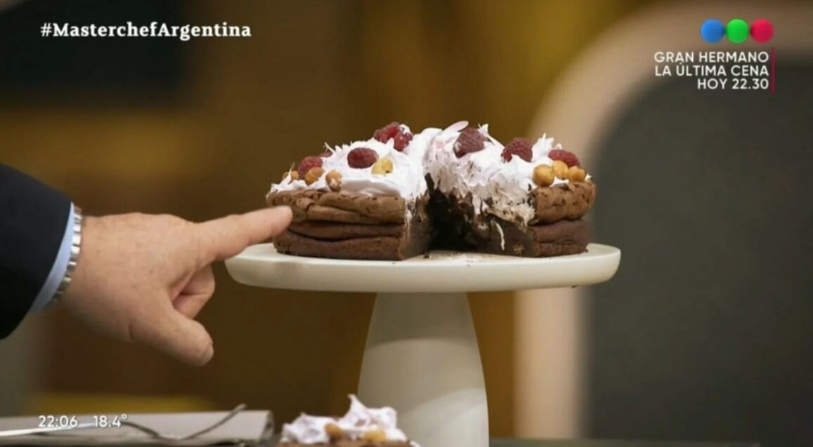 La marquise de Rodrigo Salcedo, participante de Masterchef de San Luis.