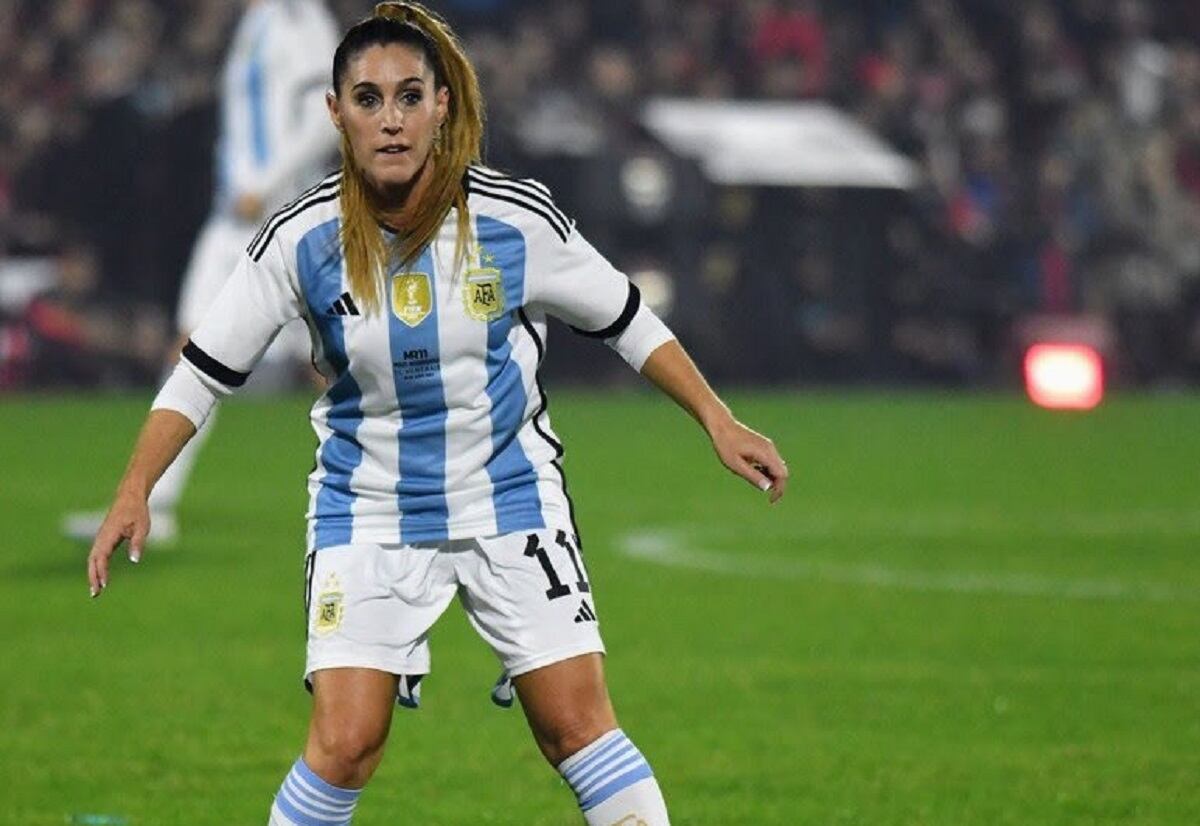 Soledad Pastorutti en el partido despedida de Maxi Rodríguez (Instagram)