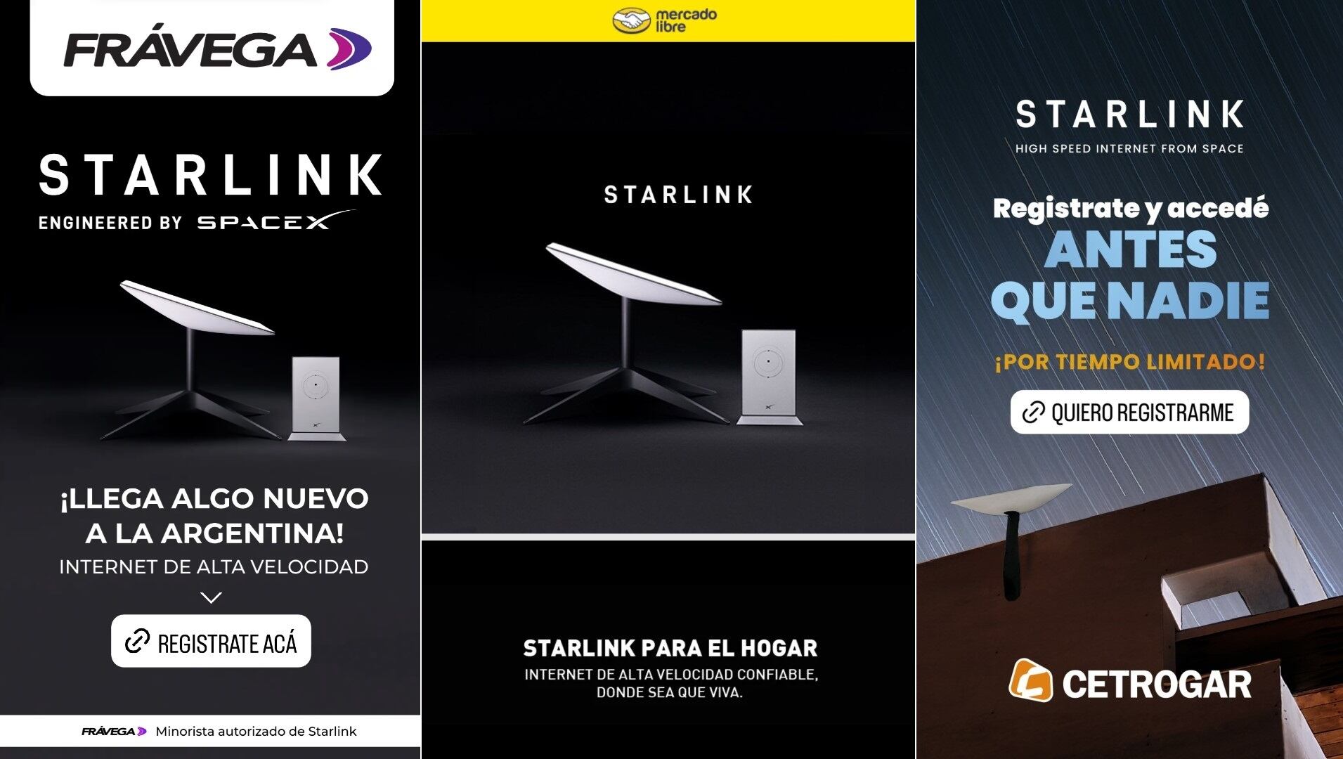 Kit satelital Starlink en Argentina: dónde comprar y precios