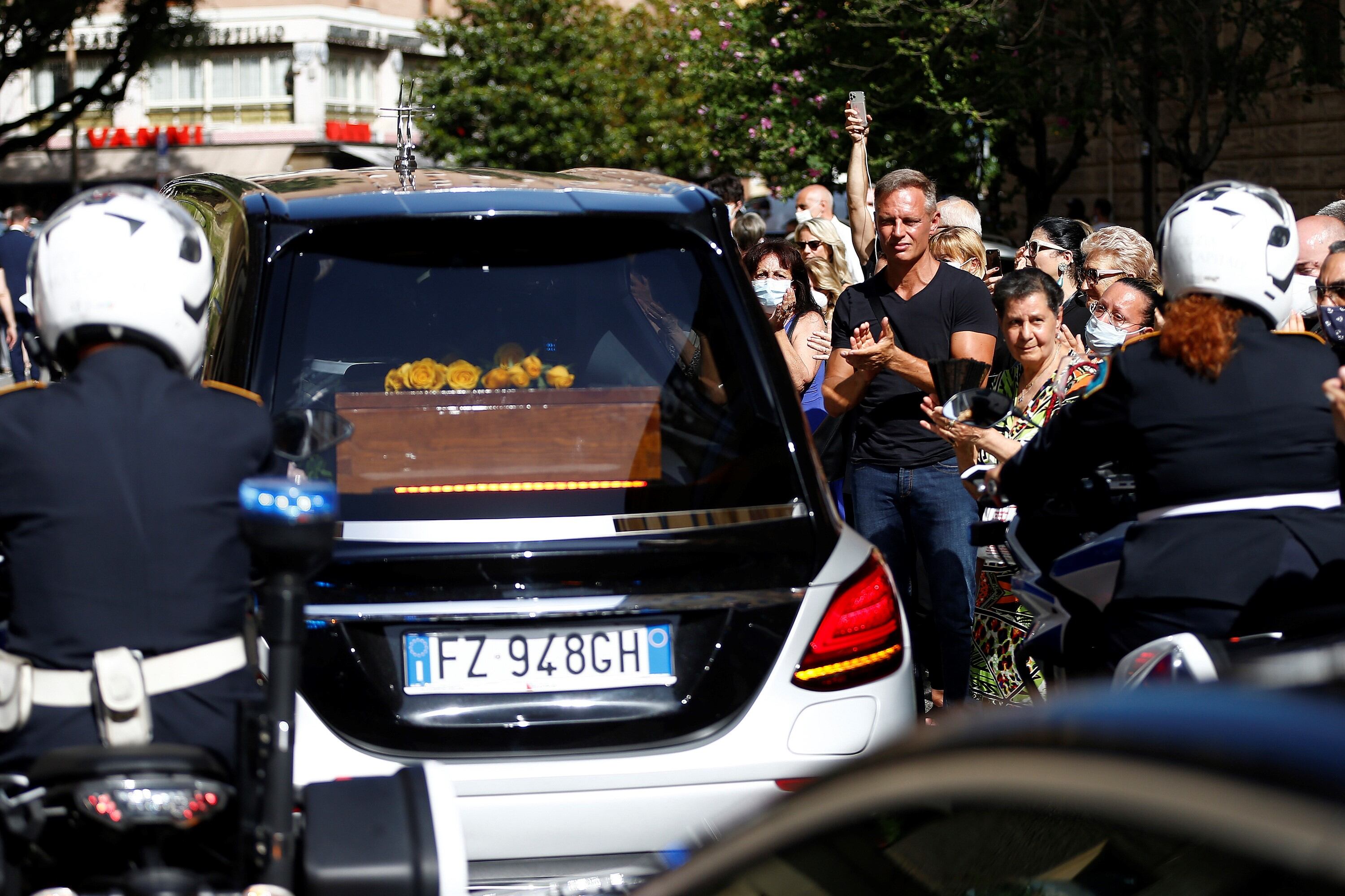 Despedida Raffaella Carrá en Italia - AP