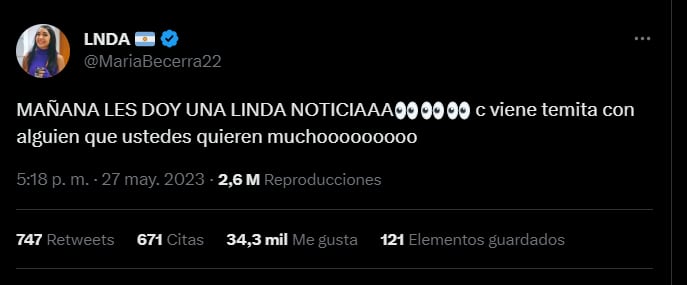 Fede Bal "encaró" a María Becerra y los internautas lo frenaron