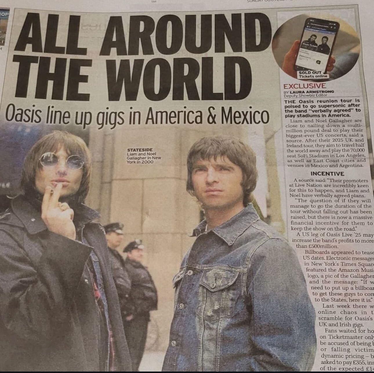 Confirmaron a Oasis en Argentina 2025: ¿dónde se presentarán los hermanos Gallagher?