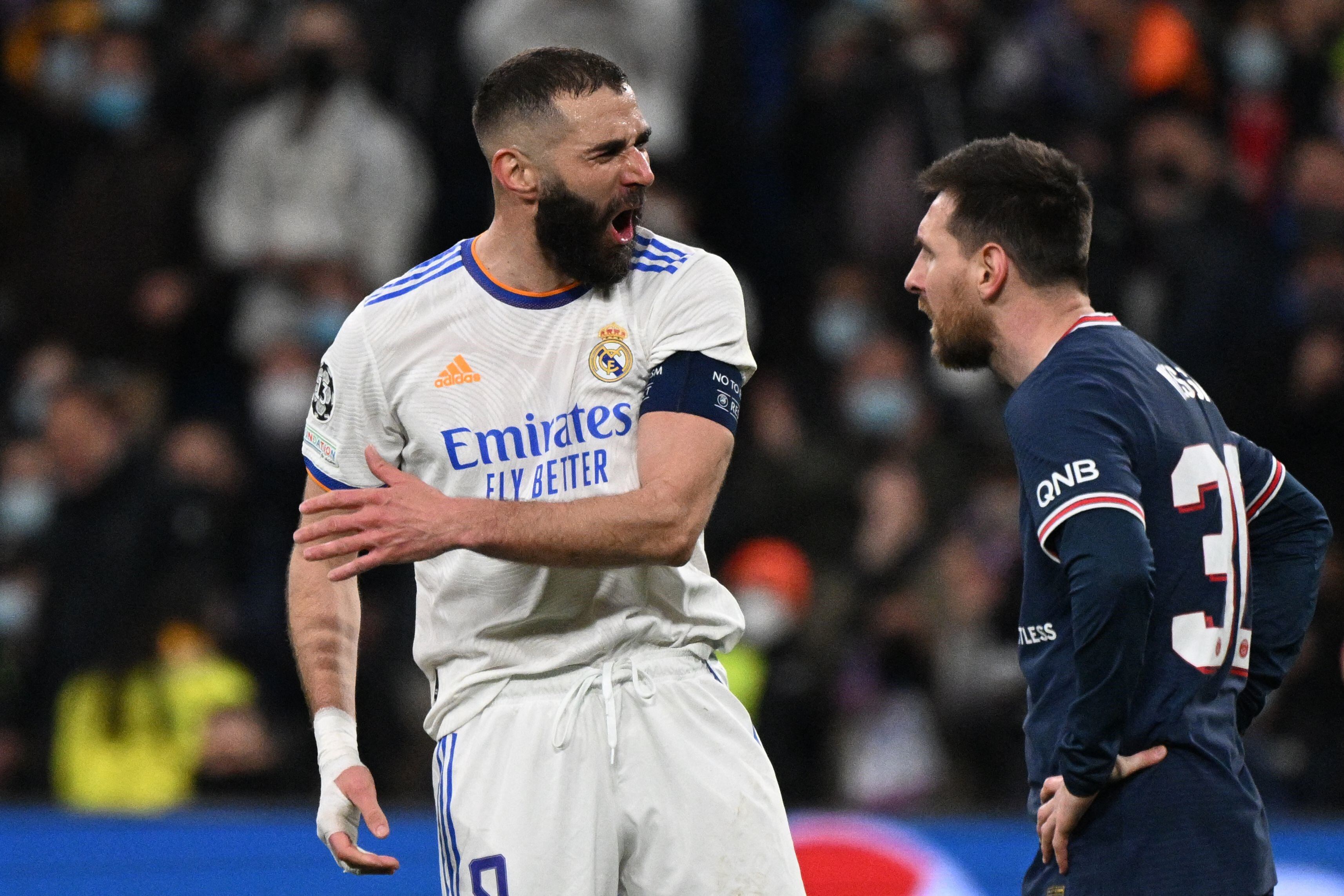 De la euforia de Karim Benzema al desconsuelo de Lionel Messi.