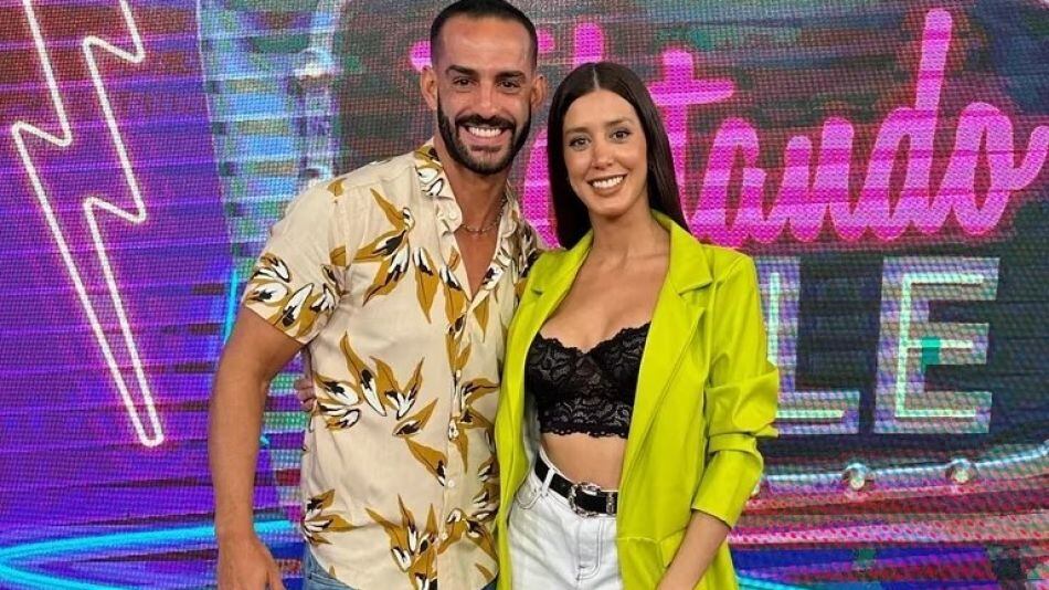 Juliana Díaz y Maxi Guidici cuando eran pareja. 