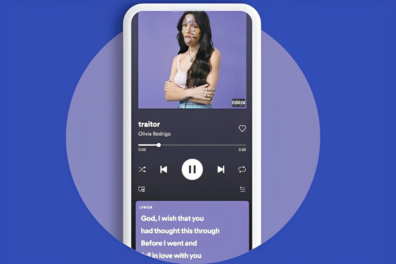 Spotify restringe las letras de canciones en cuentas gratuitas.