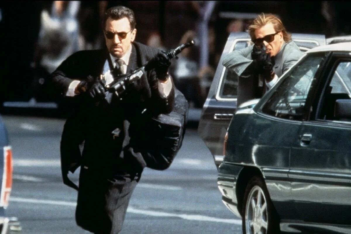 Robert De Niro y Val Kilmer en "Fuego contra fuego" (Heat, 1995) de Michael Mann