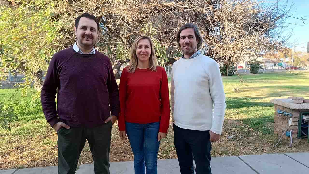 Lautaro Jimenez junto a Myriam Bregman y Nicolás del Caño del Frente de Izquierda