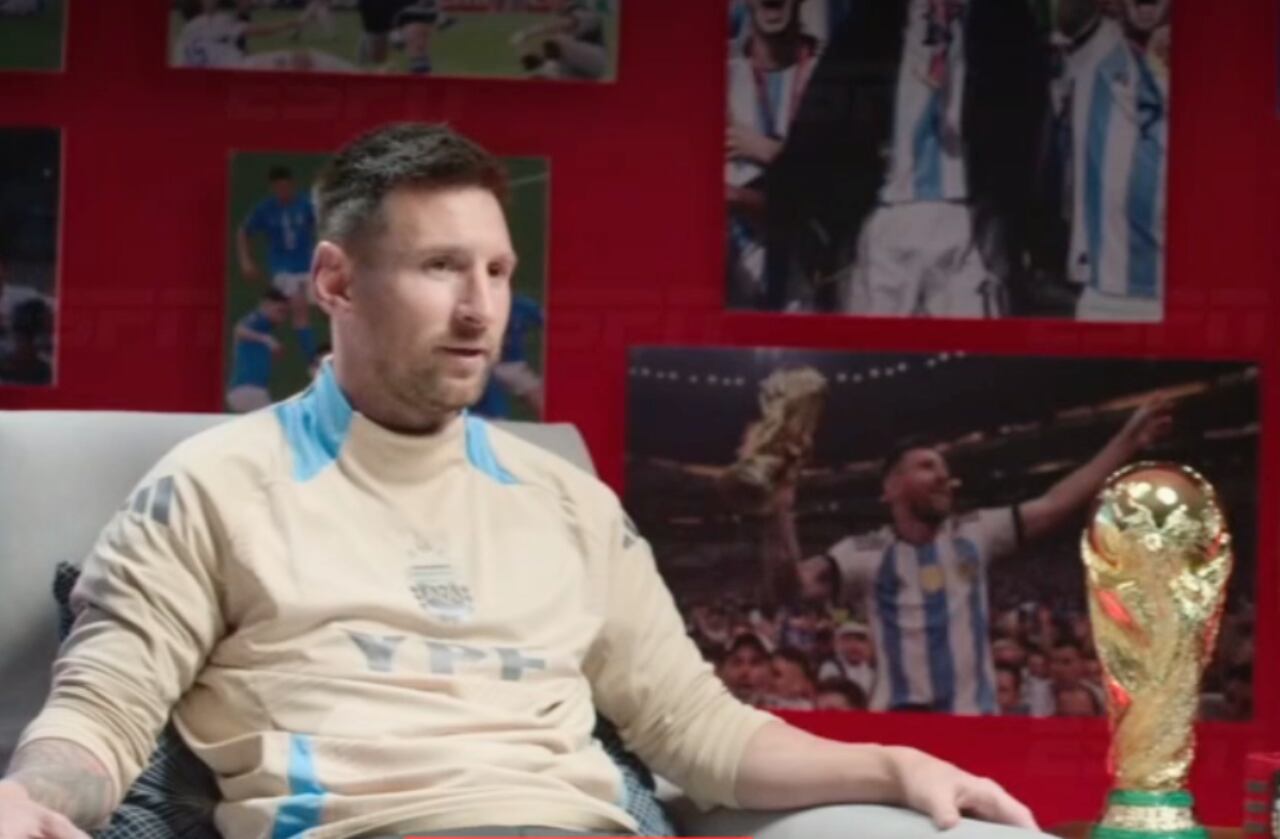 Messi dio una entrevista para ESPN