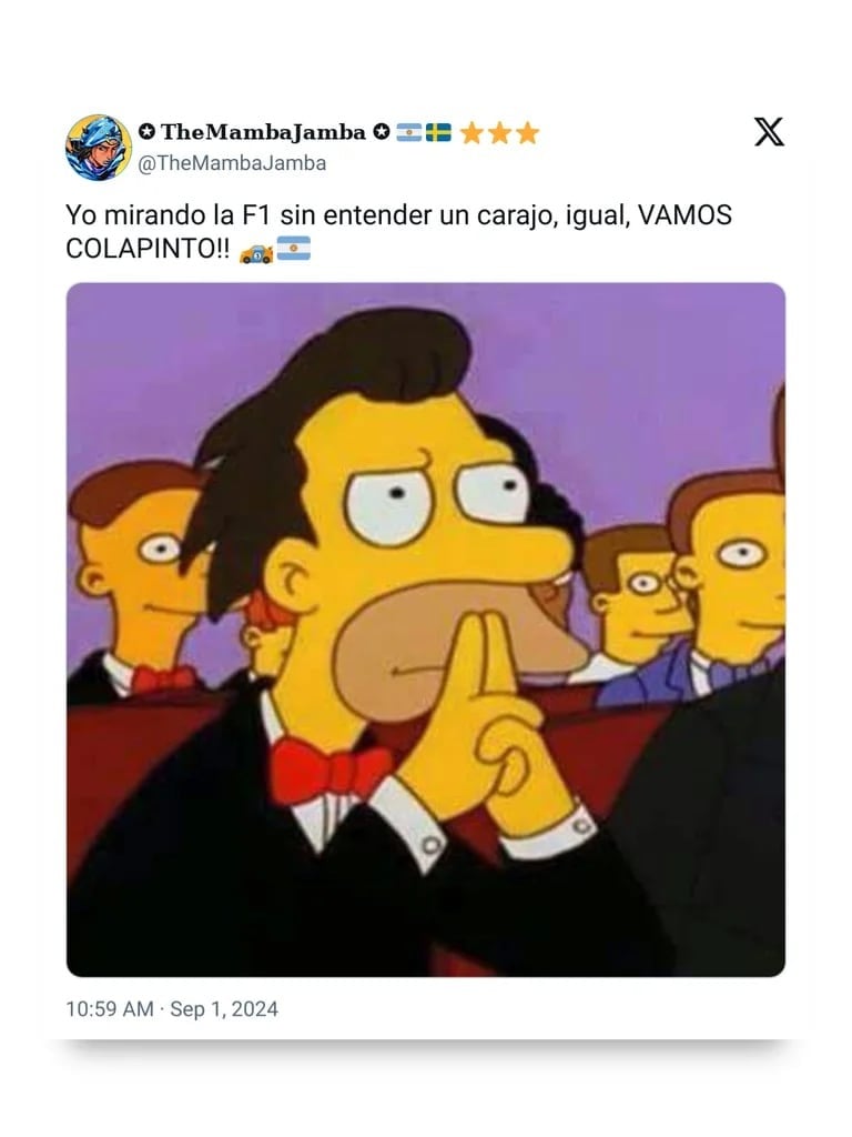 Los mejores memes del debut de Colapinto en F1.