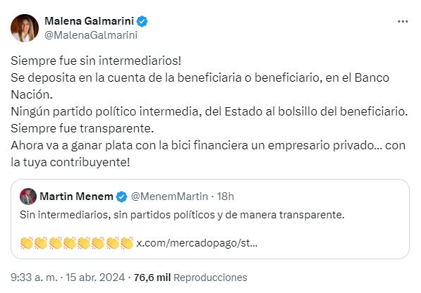 Marcos Galperin respondió a las críticas por el cobro AUH a través de Mercado Pago - X