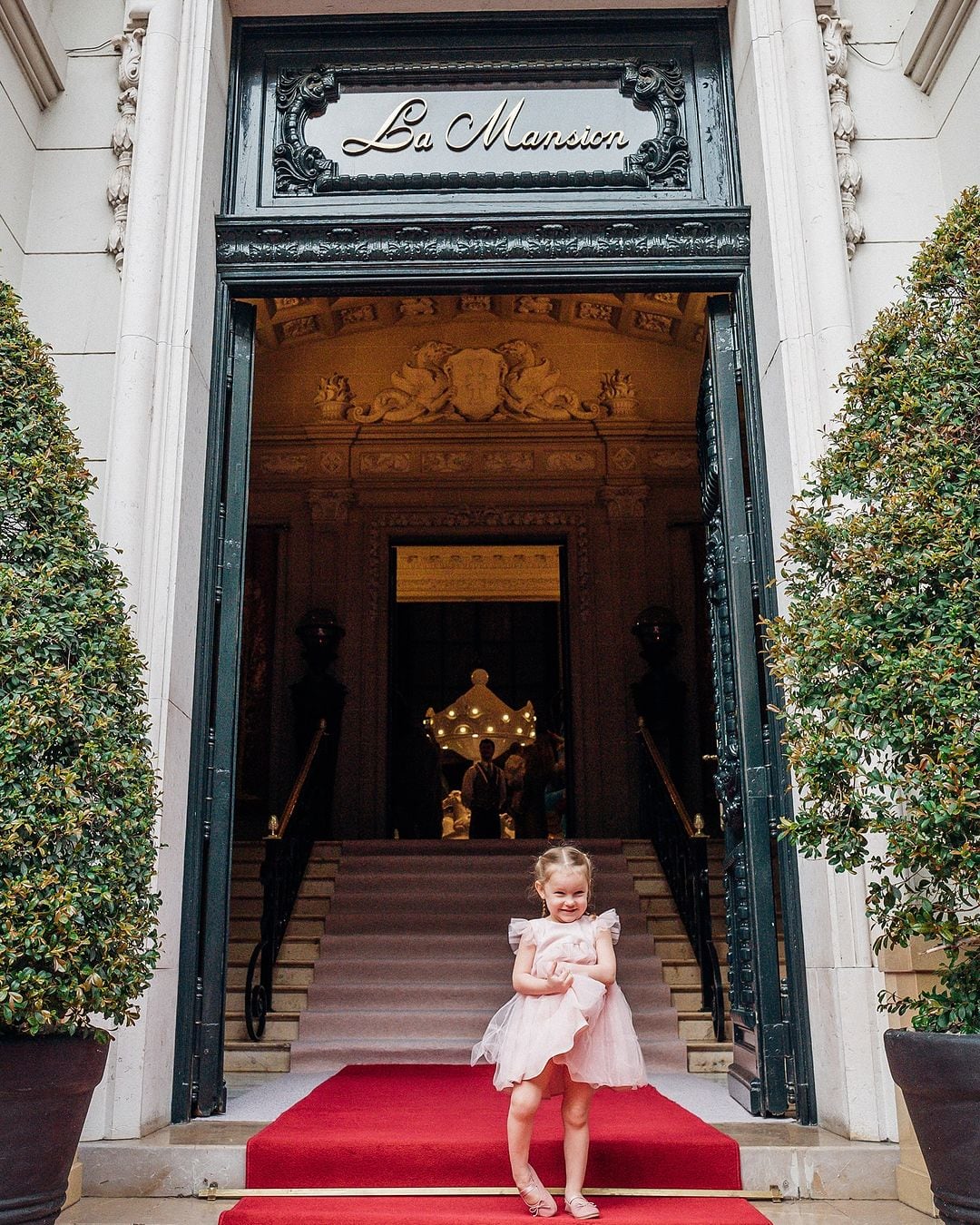 El cumpleaños de Ana, la hija de Pampita, en un lujoso hotel. Gentileza Instagram.