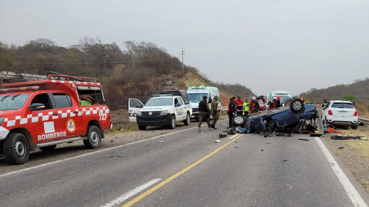 Un choque múltiple en Jujuy dejó como saldo 7 víctimas fatales. Foto: Todo Jujuy.