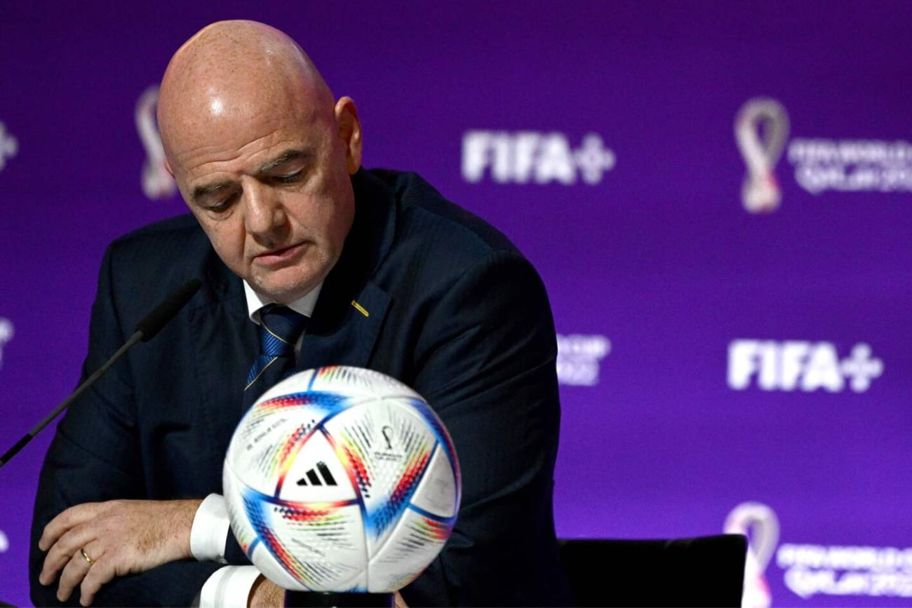 Gianni Infantino, presidente de FIFA. Foto: AFP