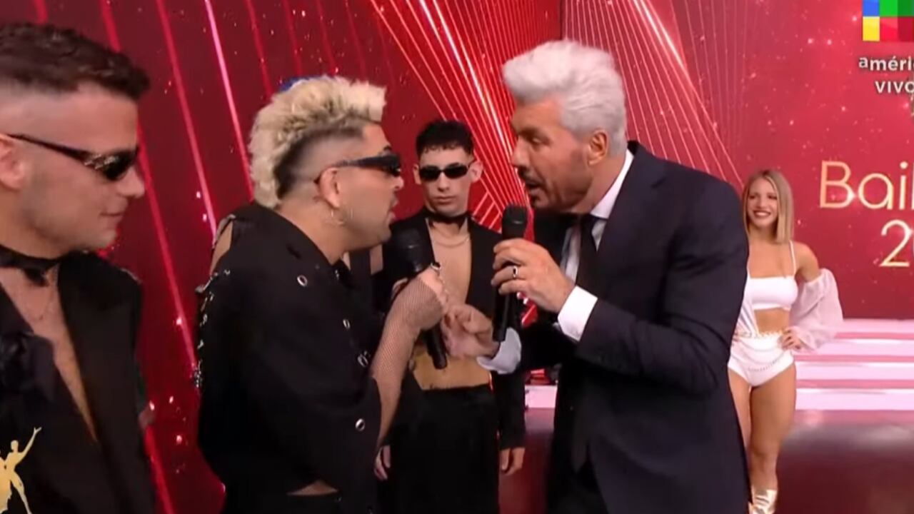 Facu Mazzei y Marcelo Tinelli, frente a frente en el bailando