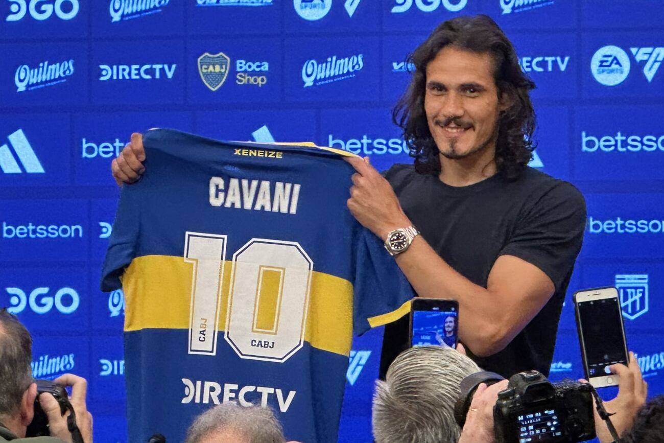 Edinson Cavani, nuevo refuerzo de Boca