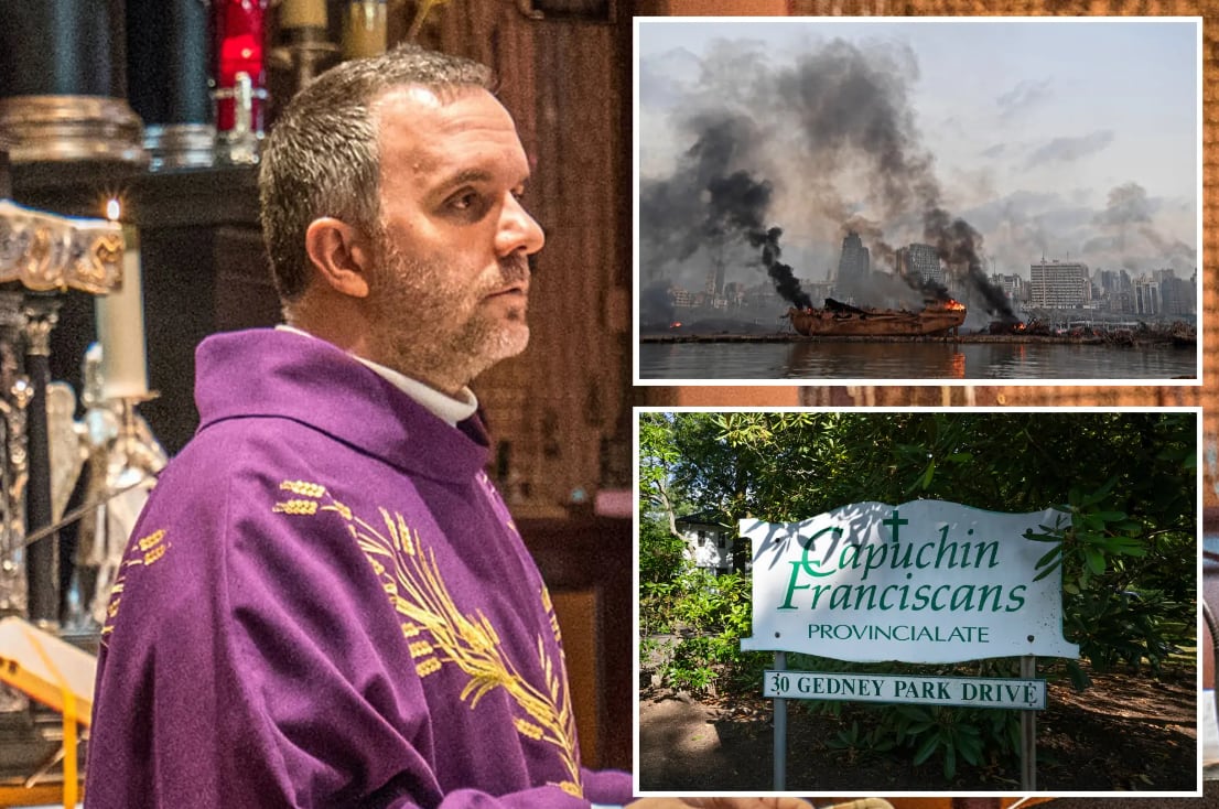 El padre Pawel Bielecki, conocido como 'Father Paul', fue imputado tras engañar a sus feligreses con una supuesta ayuda humanitaria en el Líbano. Foto: New York Post