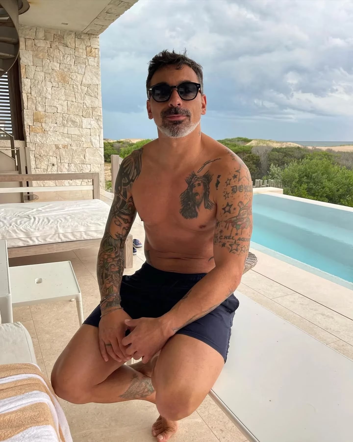 Ezequiel Lavezzi posee una lujosa casa en Uruguay.