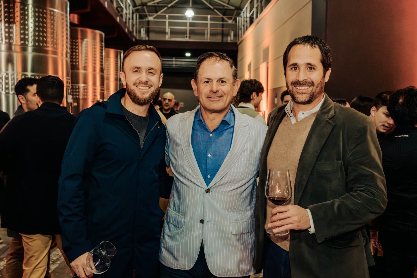 Federico Giroldi, Adolfo de la Reta y Javier Riglos.