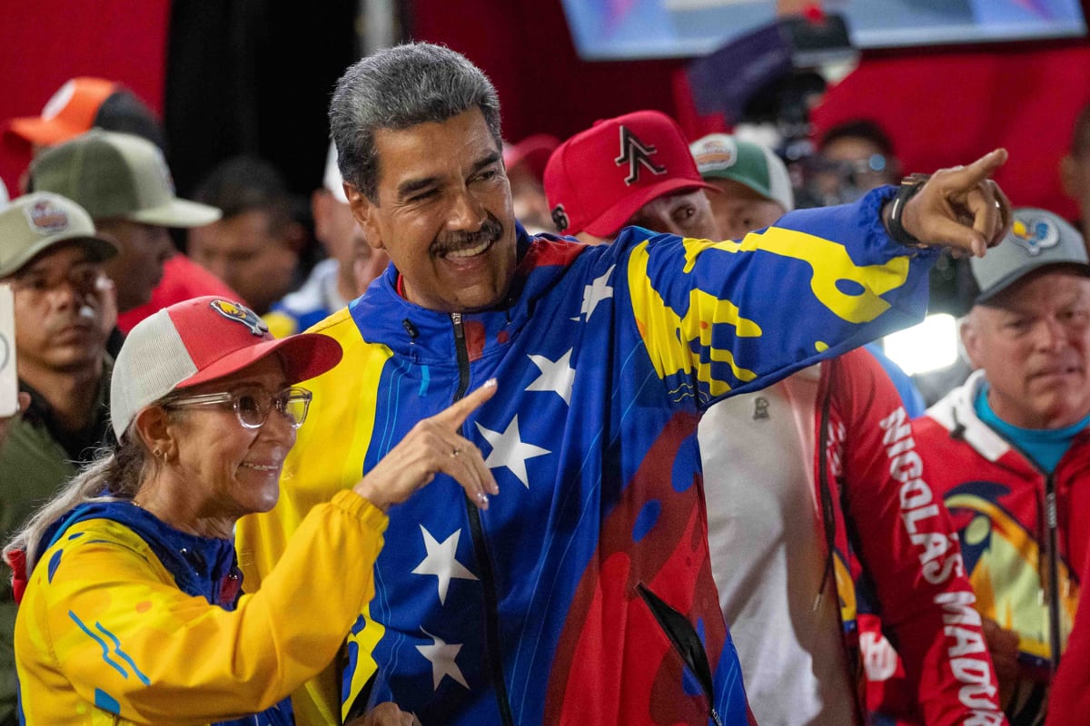 Nicolás Maduro se adjudicó el triunfo en las elecciones presidenciales de Venezuela: gobernará hasta 2031 (EFE)