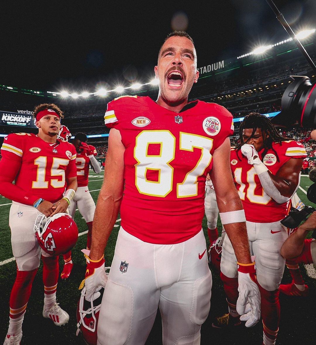 Quién es Travis Kelce, la pareja de Taylor Swift que la acompaña en Argentina y del que todos hablan. Foto: Instagram. 