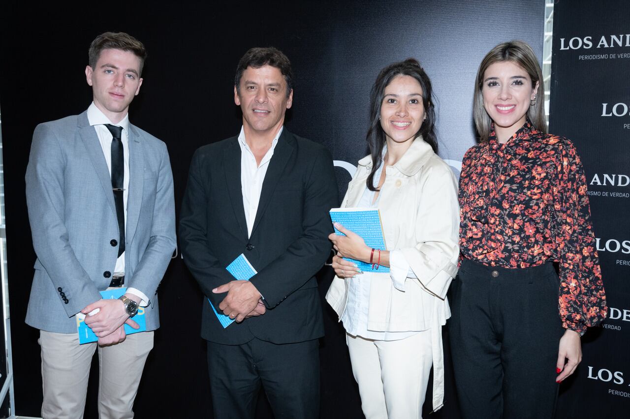 Agustín Laiseca, Agustín Rodríguez Varela. Ariana Barrios y Pamela Pleitel. Foto: Ignacio Blanco / Los Andes 