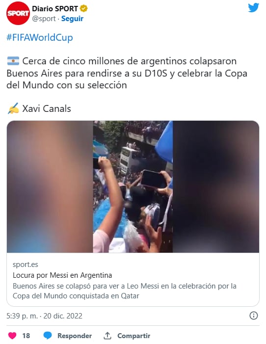 Los medios más importantes a nivel mundial difundieron el escenario caótico que se vivió durante esta tarde en Buenos Aires. Foto: Web