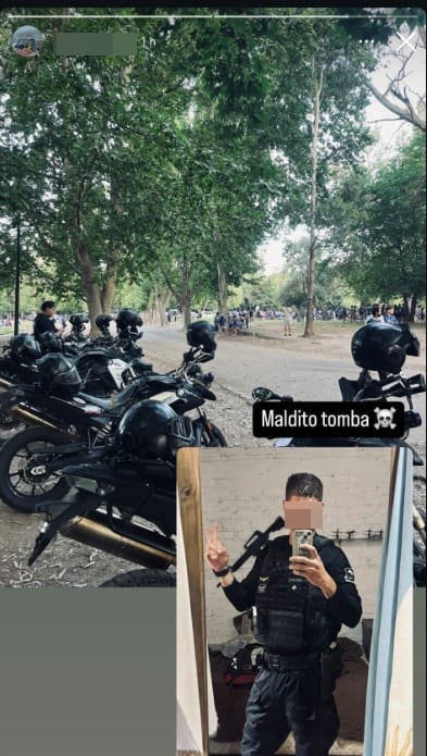 Apartaron a un Policía tras sus posteos durante los incidentes en el partido de Godoy Cruz: “Maldito Tomba”