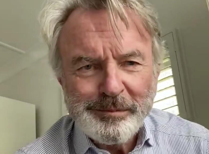 Sam Neill, muy activo en Twitter durante la cuarentena. (@TwoPaddocks)