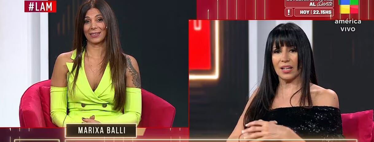 La modelo se cruzó con Mariza Balli y Ximena Capristo.