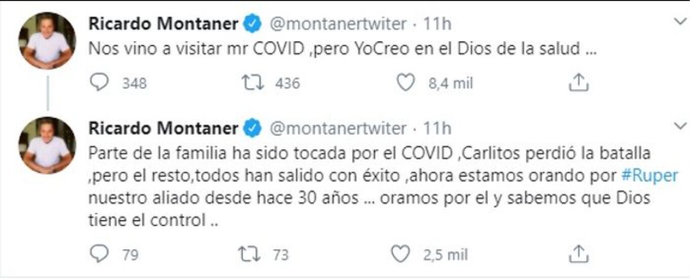 El cantautor dio el anuncio con ánimos.