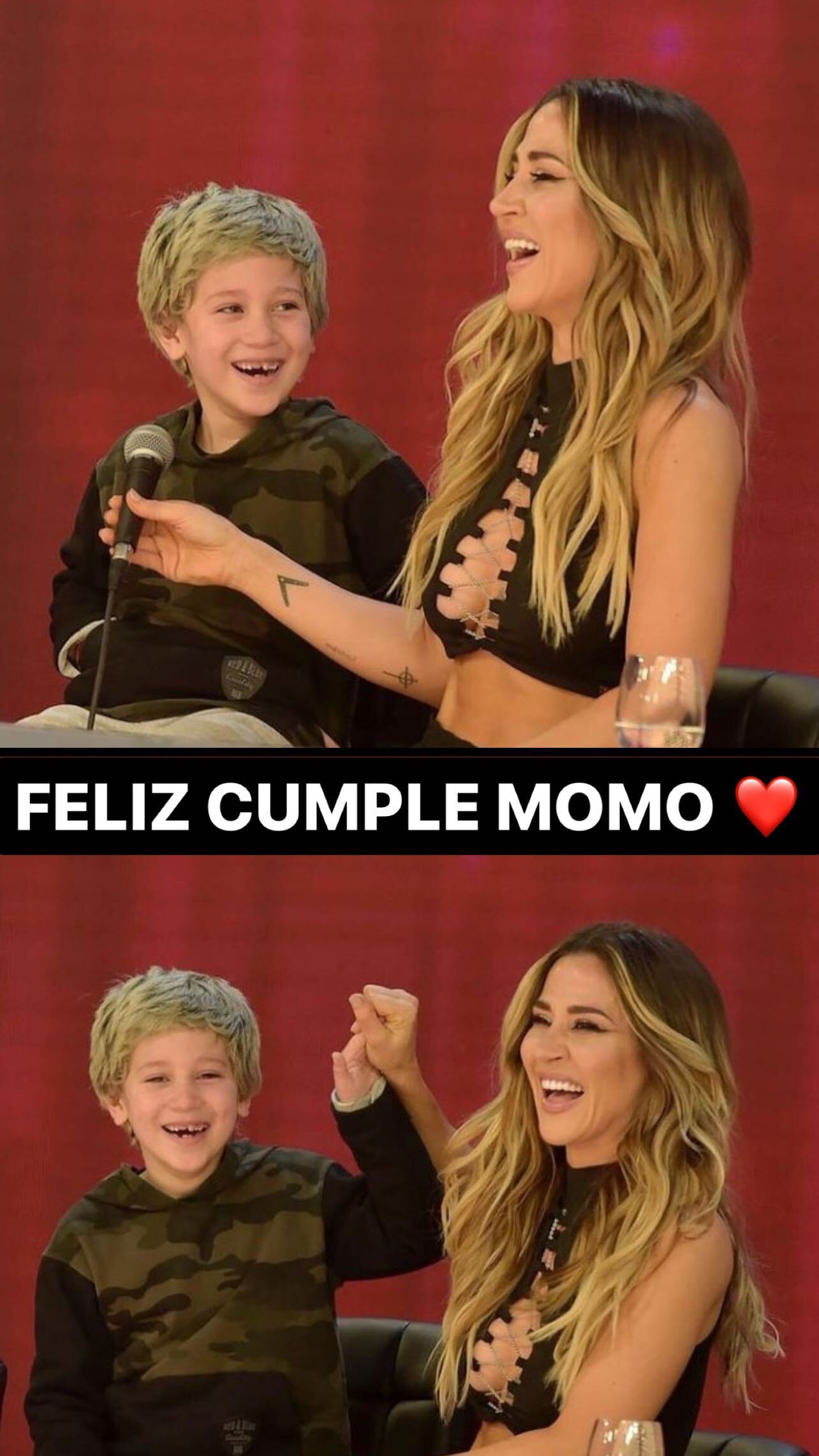 Hoy cumple ocho años el hijo de Jimena y Daniel Osvaldo.