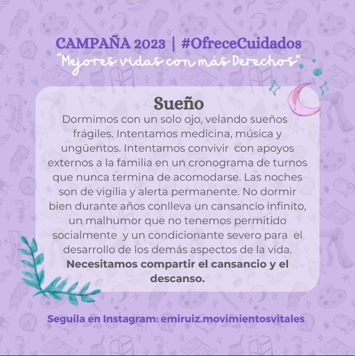 Ni angelitos, ni heroínas: una campaña visibiliza la realidad de ser madre de personas con discapacidad. Foto: Instagram @emiruiz.movimientosvitales