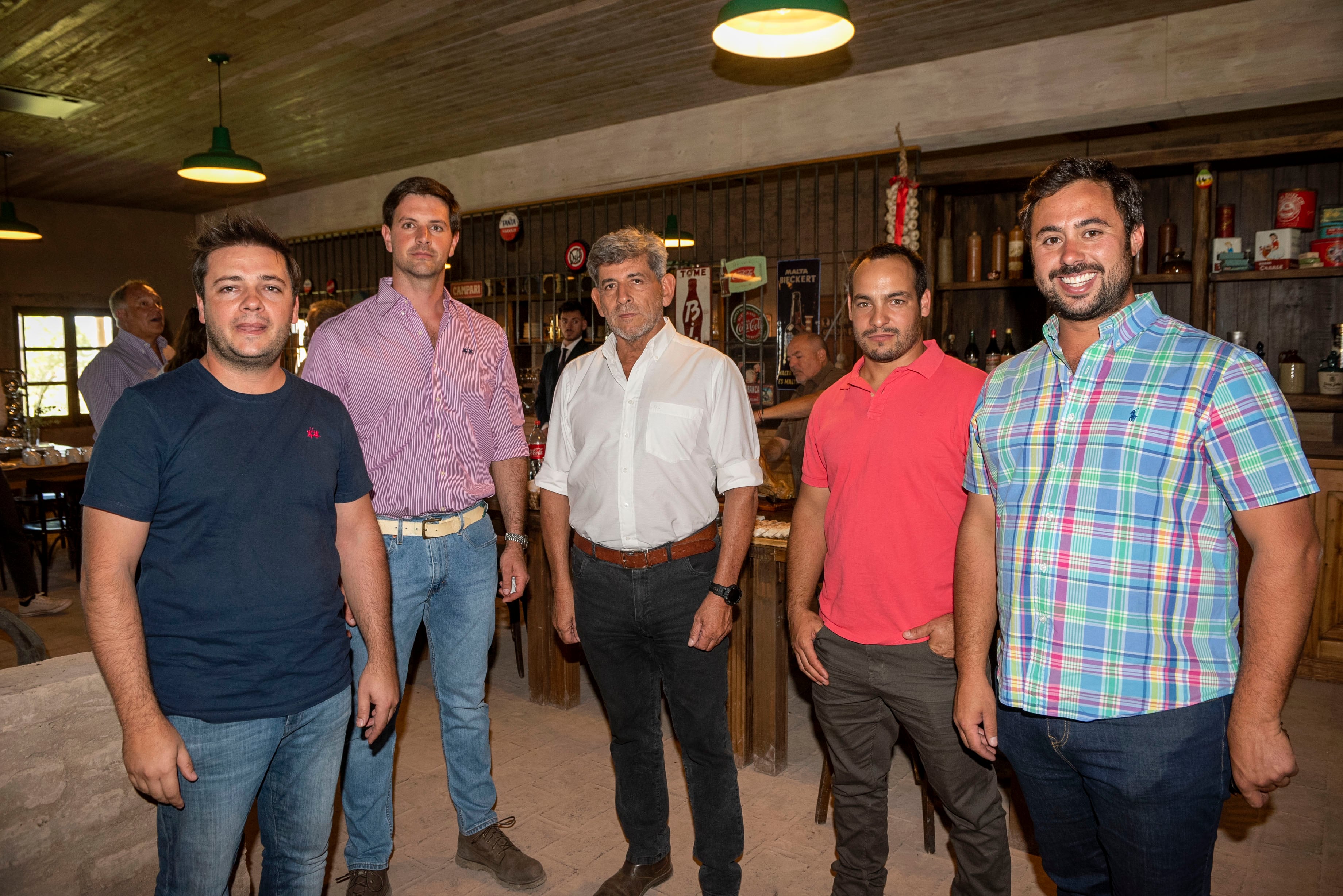 Carlos Bortolozzo, Ignacio Tohmé, Oscar Galiano, Rubén Cobos y Federico Parrella.