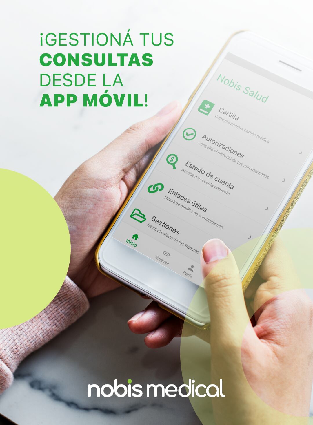 Fácil acceso a autogestión desde la App Móvil.