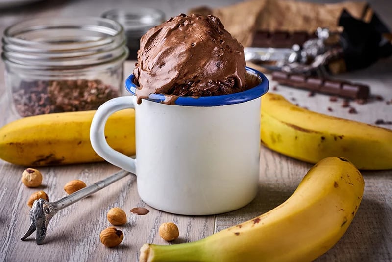 Así podés hacer helado con dos ingredientes.