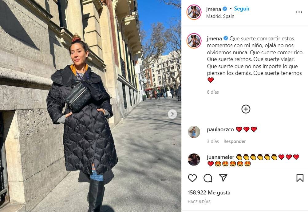 Esta estadía en el Viejo Continente no fue la excepción, como nos tiene acostumbrados, la cantante reflexionó en su Instagram con mucho humor, sobre cómo le va con los hombres en Madrid. “Che, ¿qué onda en España? Siento que ni me miran”, dijo indignada.