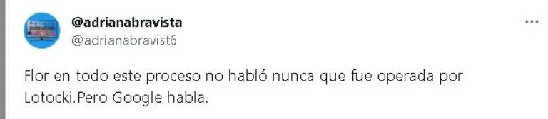 El tuit que empezaba a destapar lo que no se sabía de Flor de la V