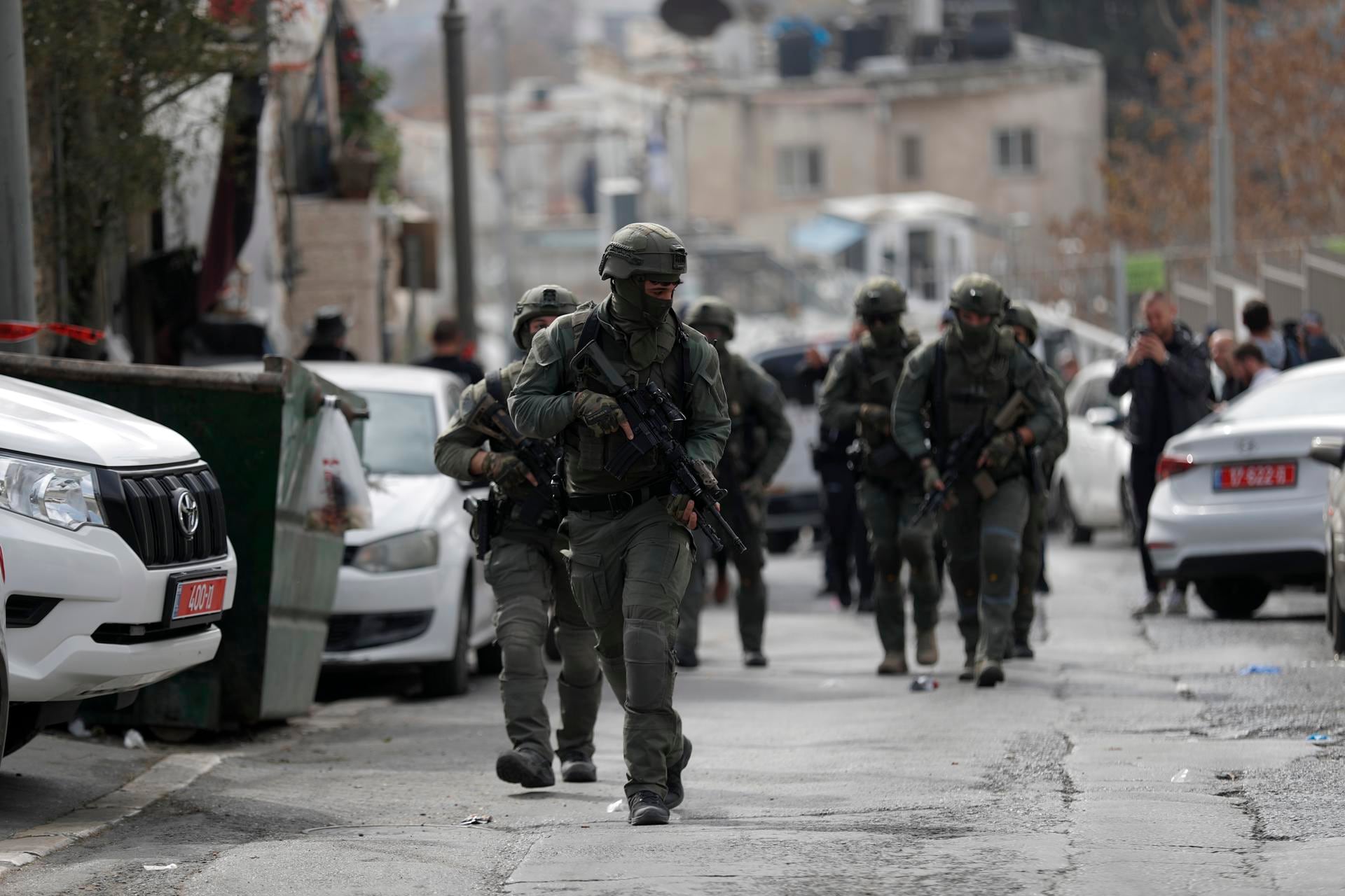 Tensión en Medio Oriente: un nuevo ataque en Jerusalén dejó dos personas heridas. / Foto: EFE/EPA/ATEF SAFADI
