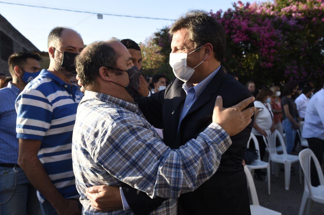 El presidente de la Cámara de Diputados, Sergio Massa, acompañó la inauguración de una seccional de UATRE